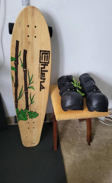 This is my longboard for cruising around