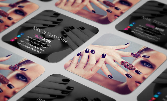 Nail Tech business card