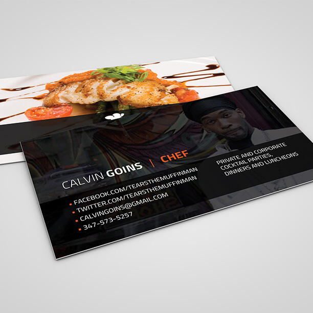 Chef business card