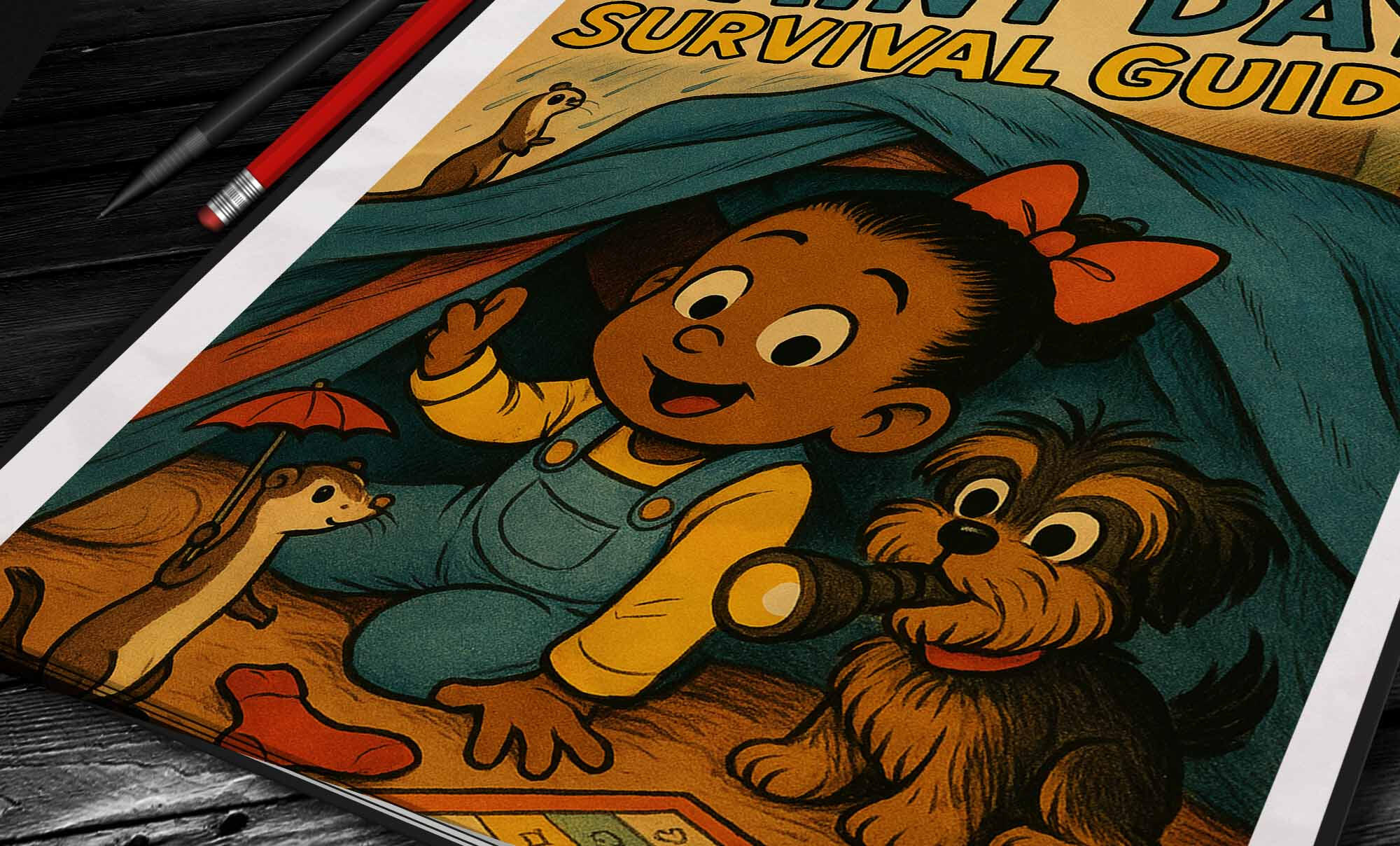 Layla &amp; Cora sketch